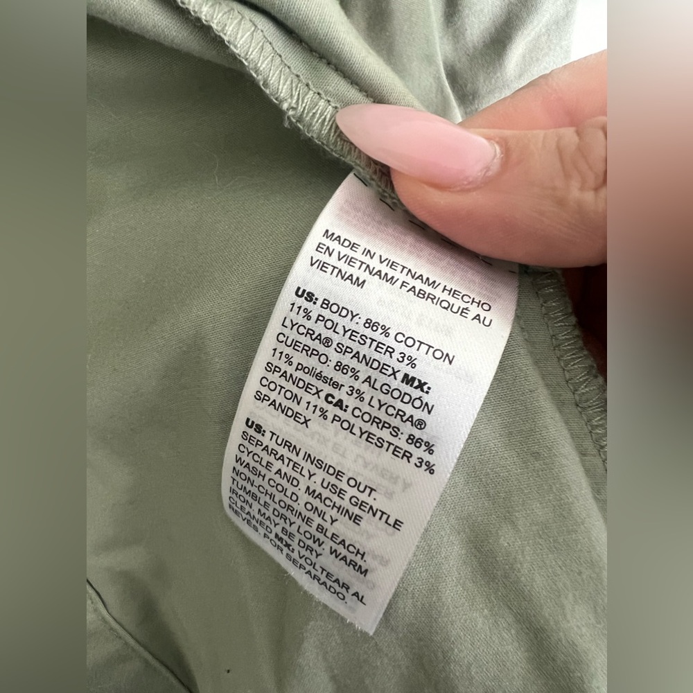 WHBM Raw edge military jacket size 10 - Picture 8 of 9
